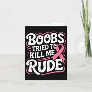 Tarjeta Cinta rosa Graciosa Sobreviviente de Lucha contra