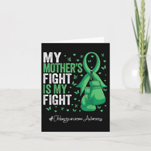 Tarjeta Cinta Verde Madre Cholangiocarcinoma Conciencia