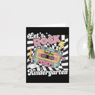 Tarjeta Cinta Vintage De Cinta De Niños Maestra De Vuelta 
