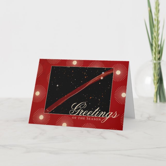 Tarjeta Cintas de Hubble del Espacio de Saludos de la Temp (Anverso)