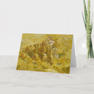Tarjeta Cintas, Lemones, Peras, Uvas   Vincent van Gogh