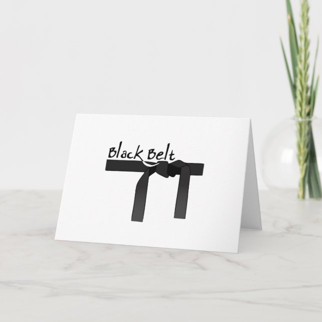 Tarjeta Cinturón negro (Anverso)