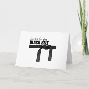 Tarjeta Cinturón negro