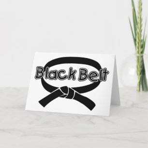 Tarjeta Cinturón negro 2