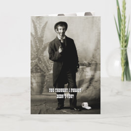 Tarjeta Circa 1900 Graciosa Fotografía de Guy Paper