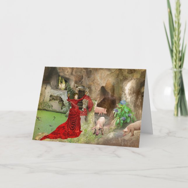 Tarjeta Circe na Quinta da Regaleira (Anverso)