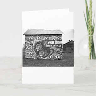 Tarjeta Circo en Tennessee, los años 30