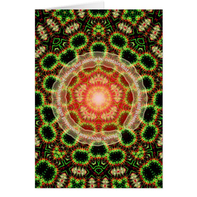 Tarjeta Círculo de Ideas (Frente)