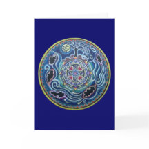 Círculo de la mandala del equinoccio de caída de