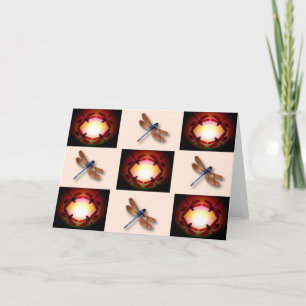 Tarjeta Círculos de Dragonflies