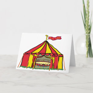 Tarjeta Circus Big Top