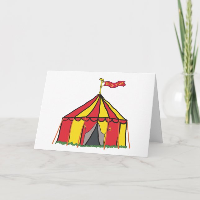 Tarjeta Circus Big Top (Anverso)