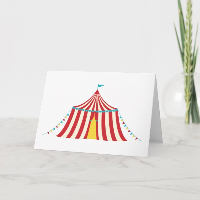Tarjeta Circus Tent (Anverso)