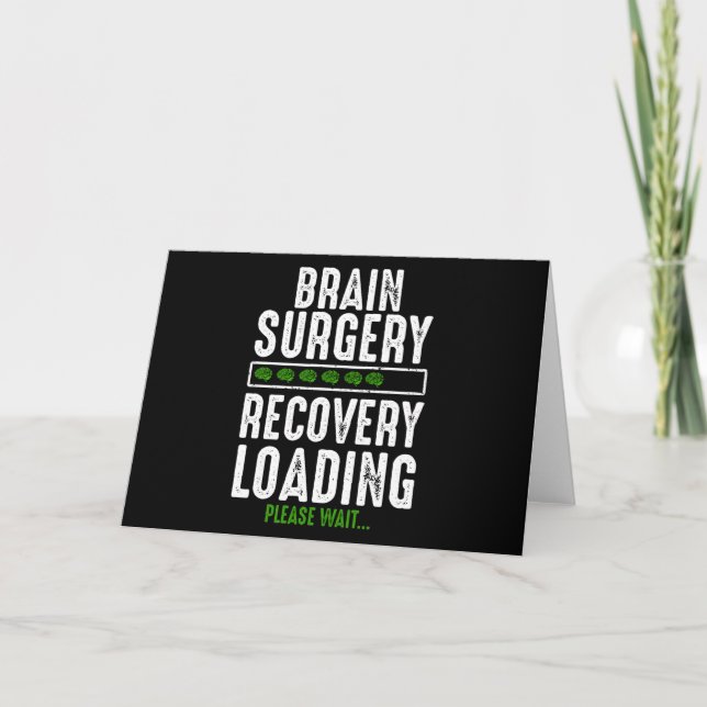 Tarjeta Cirugía Cerebral Recuperación Carga Cirugía Cerebr (Anverso)