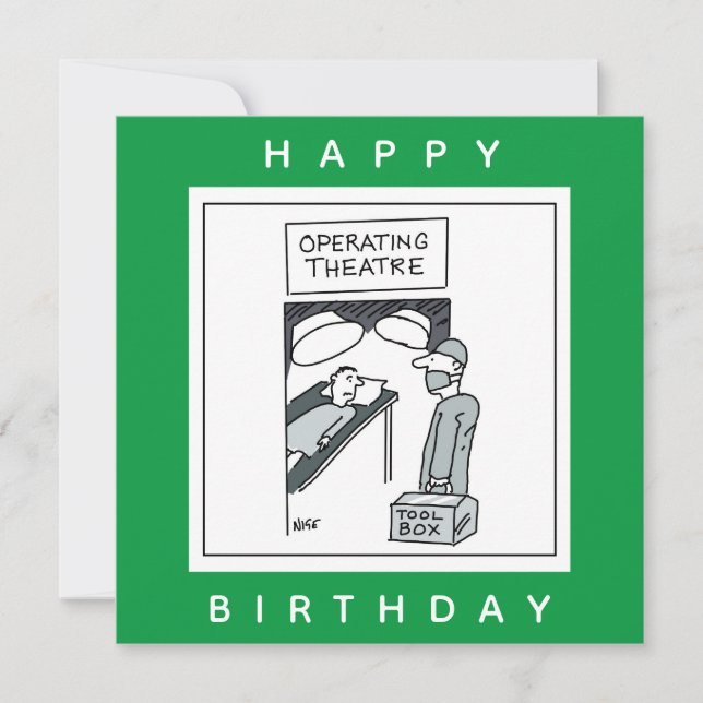 Tarjeta Cirujano ingresando al Personalizado del teatro de (Anverso)