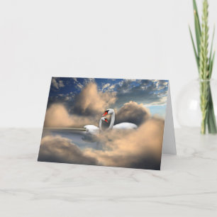 Tarjeta Cisne de la madre