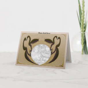 Tarjeta Cisnes amorosos