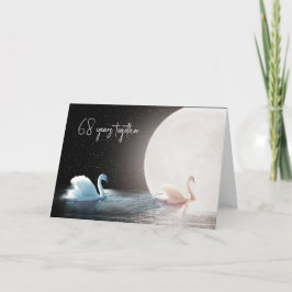 Tarjeta Cisnes Blancos y el 68 aniversario de la Luna