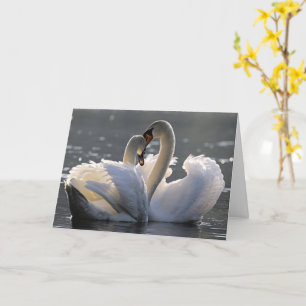 Tarjeta Cisnes elegantes