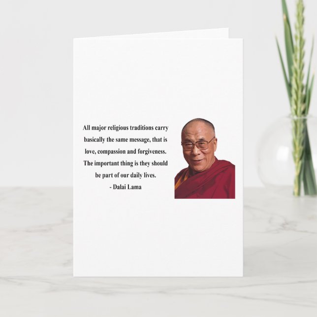 Tarjeta cita 12b de Dalai Lama (Anverso)