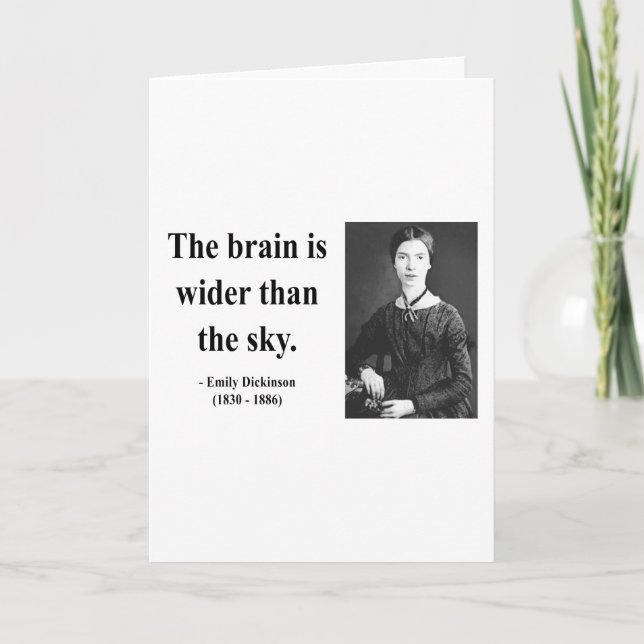 Tarjeta Cita 3b de Emily Dickinson (Anverso)
