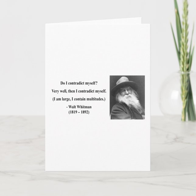 Tarjeta Cita 6b de Whitman (Anverso)