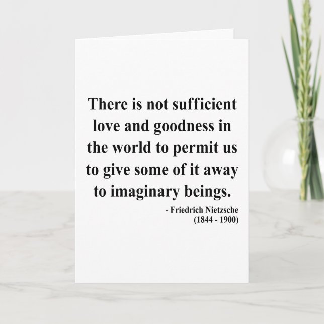 Tarjeta Cita 7a de Nietzsche (Anverso)