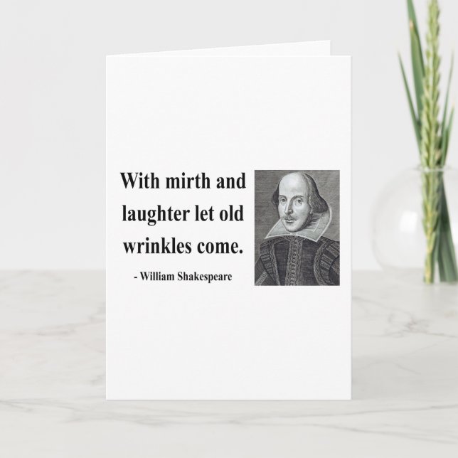 Tarjeta Cita 7b de Shakespeare (Anverso)