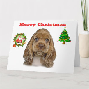 Tarjeta Cita Animales navidades