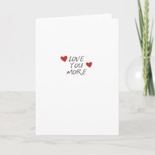 Tarjeta Cita de amor más diseño mínimo