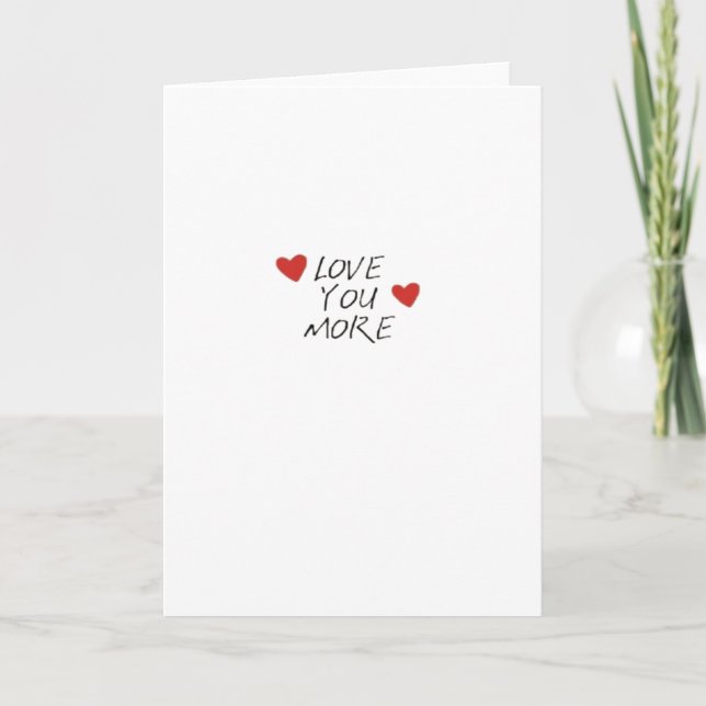 Tarjeta Cita de amor más diseño mínimo (Anverso)