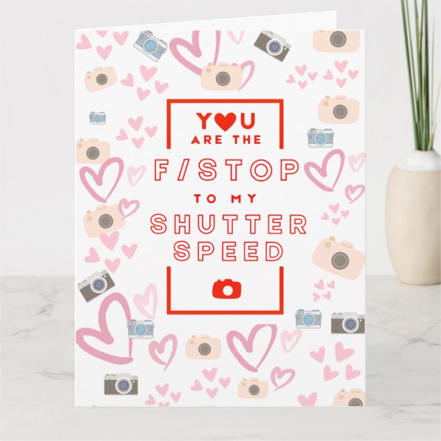 Tarjeta Cita de amor para fotógrafos (Anverso)