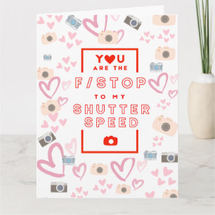 Tarjeta Cita de amor para fotógrafos