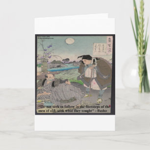 Tarjeta Cita de Basho y Famoso