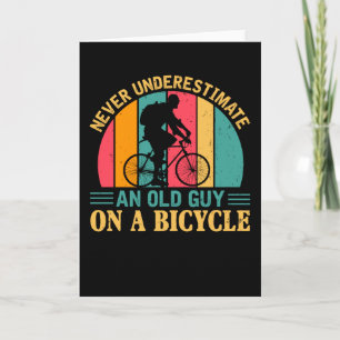 Tarjeta Cita de bicicleta Retro Sunset