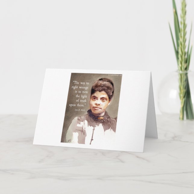 Tarjeta Cita De Bienes Y "Verdad" De La Ida B (Anverso)