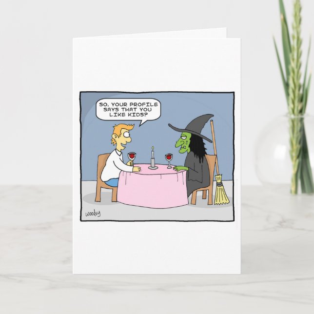 Tarjeta Cita de Bruja (Anverso)