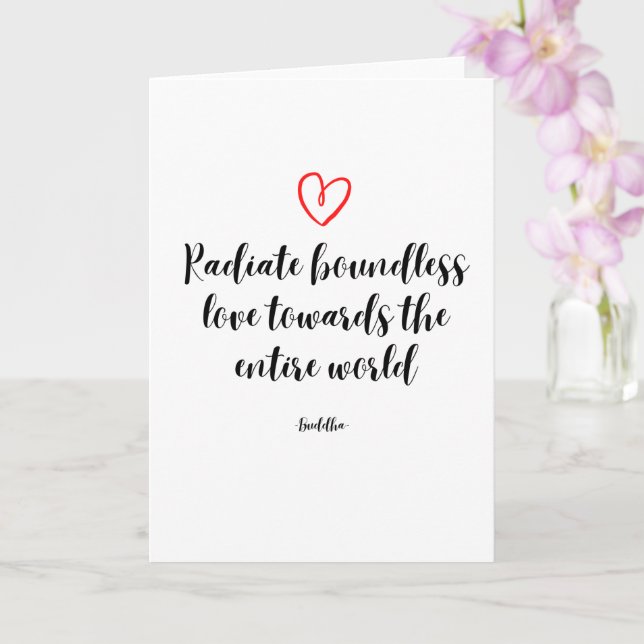 Tarjeta Cita de Buda inspiradora (Orquídea)