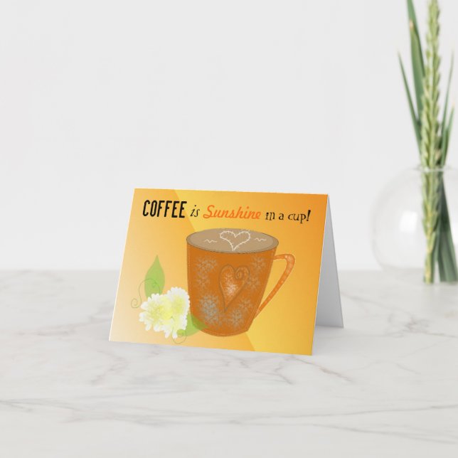 Tarjeta Cita de café (Anverso)