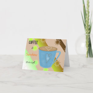 Tarjeta Cita de café