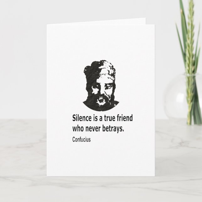 Tarjeta Cita De Confucio (Anverso)