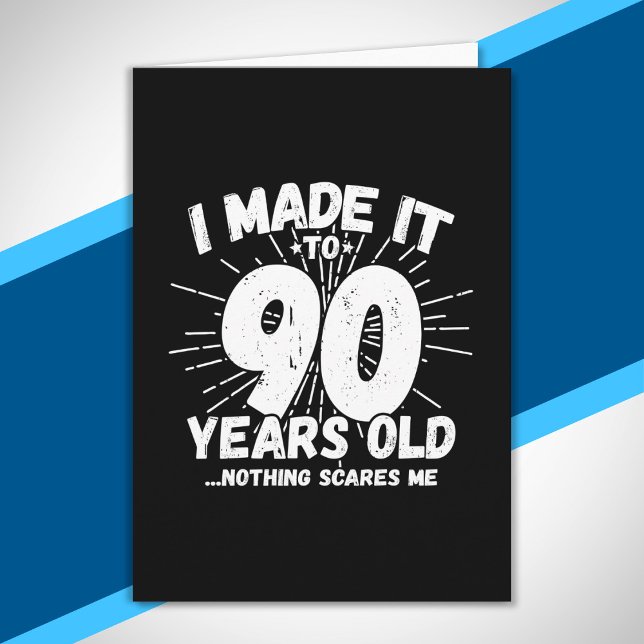 Tarjeta Cita de cumpleaños 90 divertida Sarcástica de 90 a (Subido por el creador)