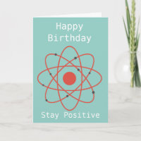 Cita de cumpleaños de ciencia geek de Stay Positiv