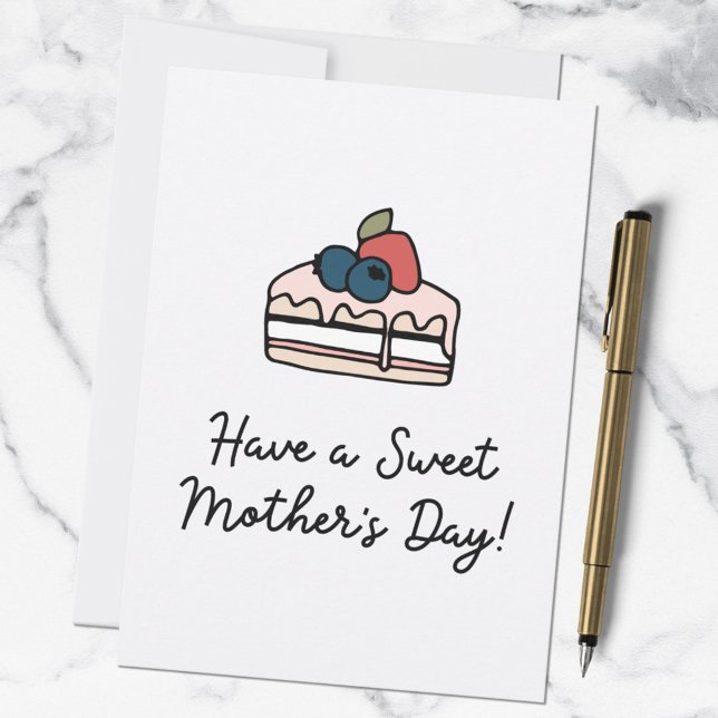 Tarjeta Cita de Día de la Madre Ilustracion de arte de lín (In situ)