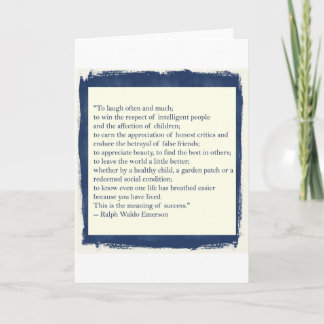 Tarjeta Cita de Emerson