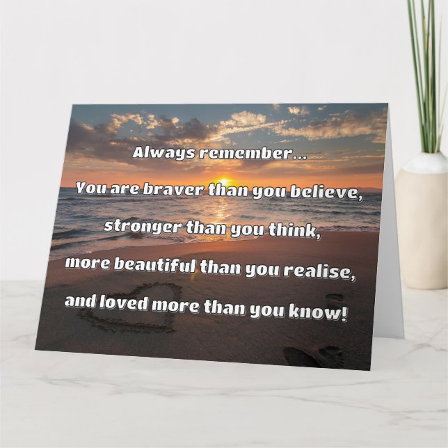 Tarjeta Cita de Empath Bravery Positive Animation (Anverso)