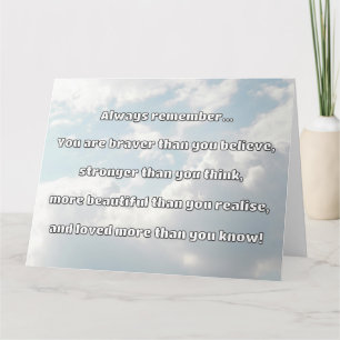 Tarjeta Cita de Empath Bravery Positive Animation