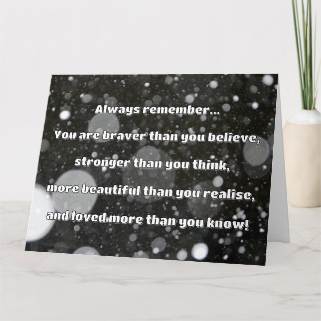 Tarjeta Cita de Empath Bravery Positive Animation (Anverso)