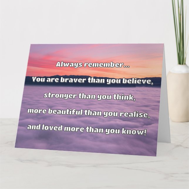 Tarjeta Cita de Empath Bravery Positive Animation (Anverso)