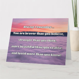 Tarjeta Cita de Empath Bravery Positive Animation